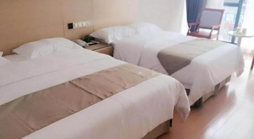 Bed in GreeTree Inn Huainan Jinjialing Road Oriental General Hospital