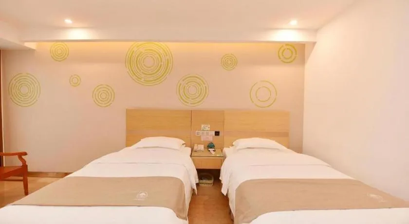 Bed in GreeTree Inn Huainan Jinjialing Road Oriental General Hospital