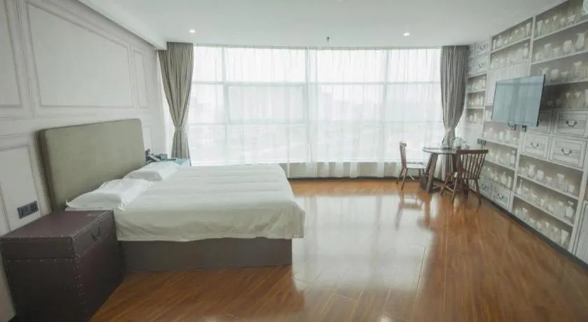 Bed in GreenTree Inn Binzhou Bus Station