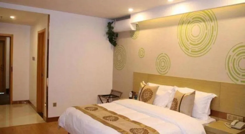 Bed in GreenTree Inn Ordos Kangbashi District Ulan Mulun Street Branch