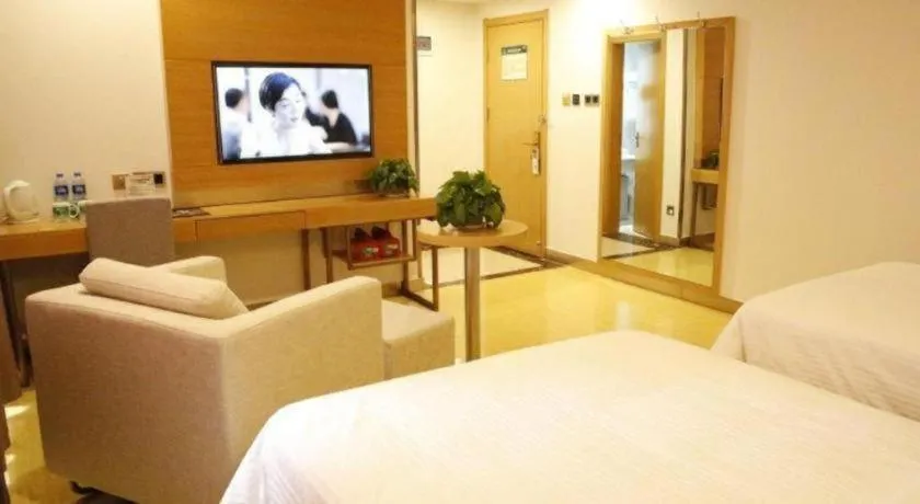 Bed in GreenTree Inn Ordos Kangbashi District Ulan Mulun Street Branch