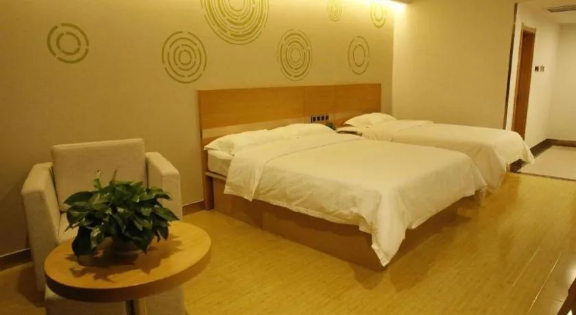 Bed in GreenTree Inn Ordos Kangbashi District Ulan Mulun Street Branch