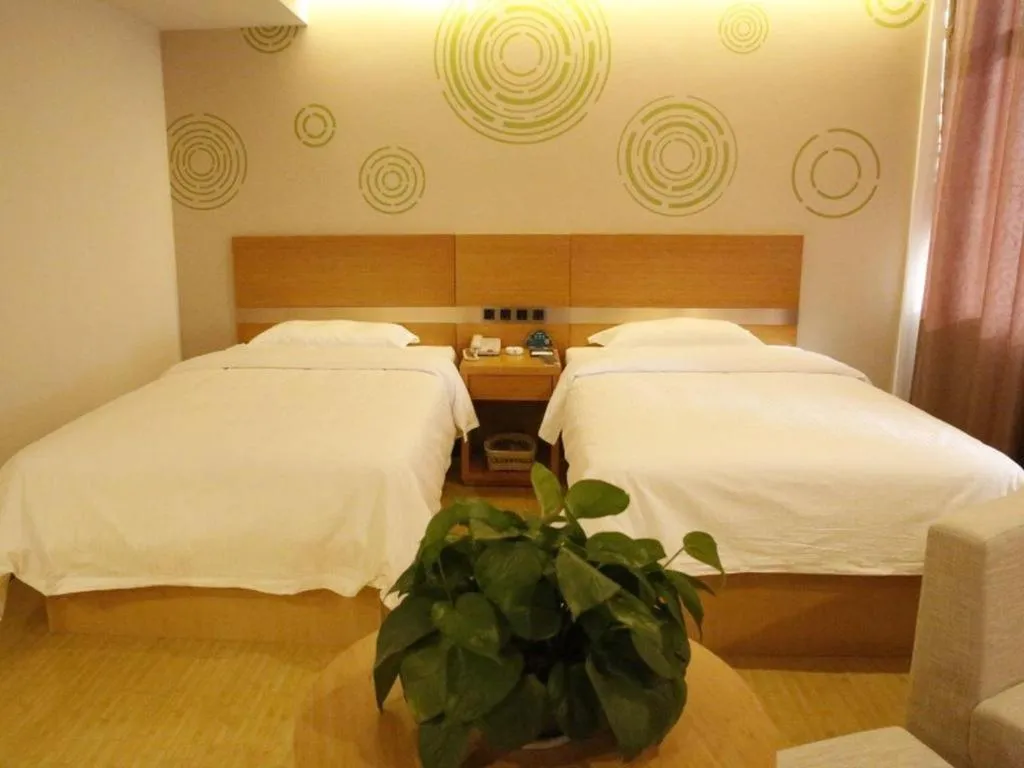 Bed in GreenTree Inn Ordos Kangbashi District Ulan Mulun Street Branch