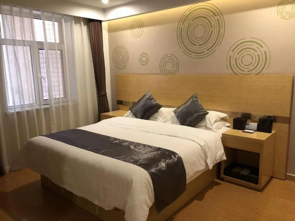 Bed in GreenTree Inn Chengde Shuangyu District Shuangtashan