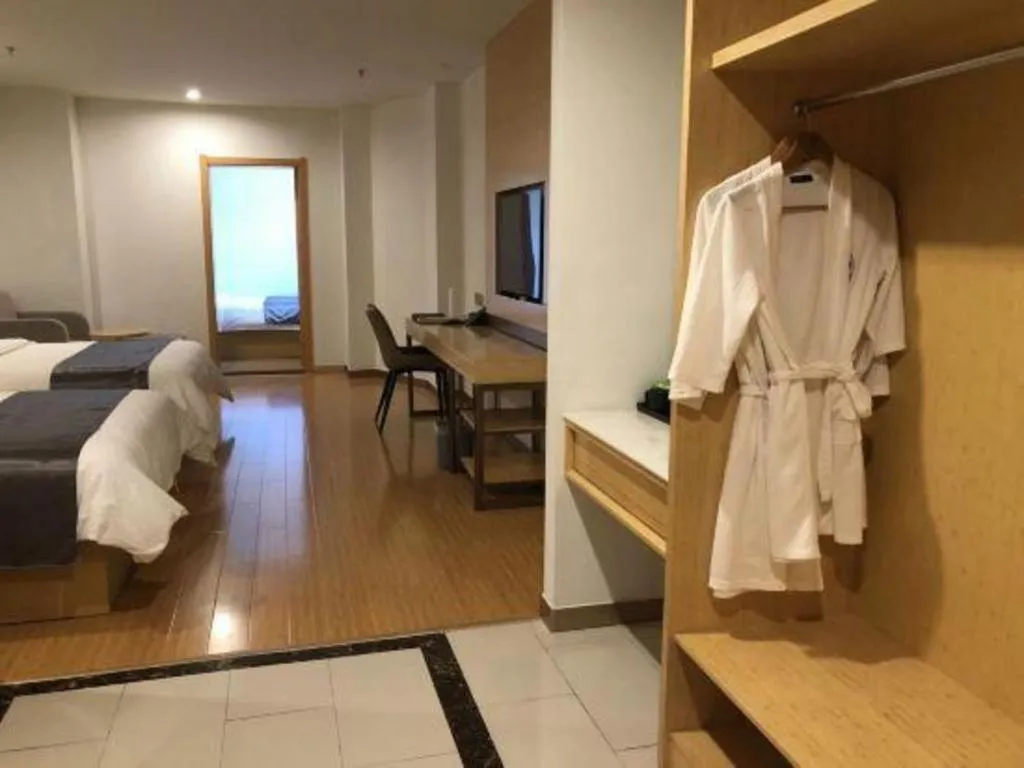 Bed in GreenTree Inn Chengde Shuangyu District Shuangtashan