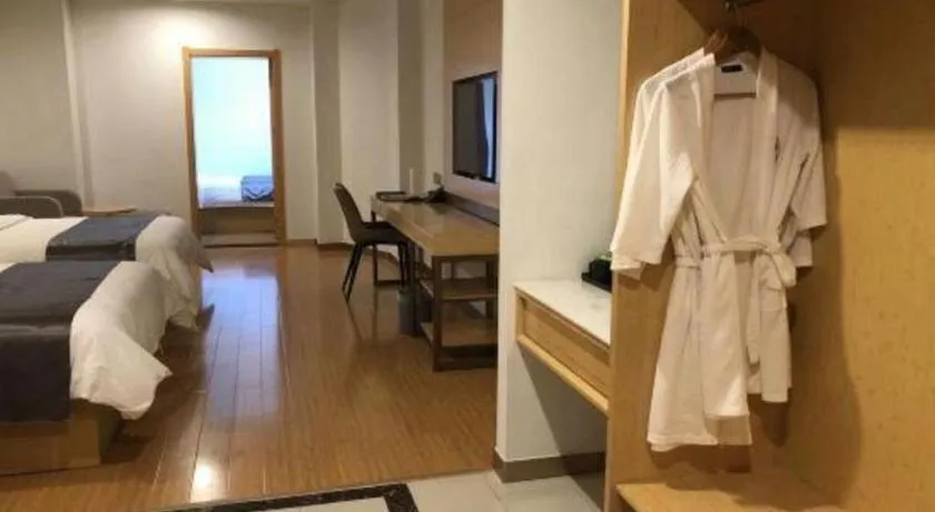 Bed in GreenTree Inn Chengde Shuangyu District Shuangtashan