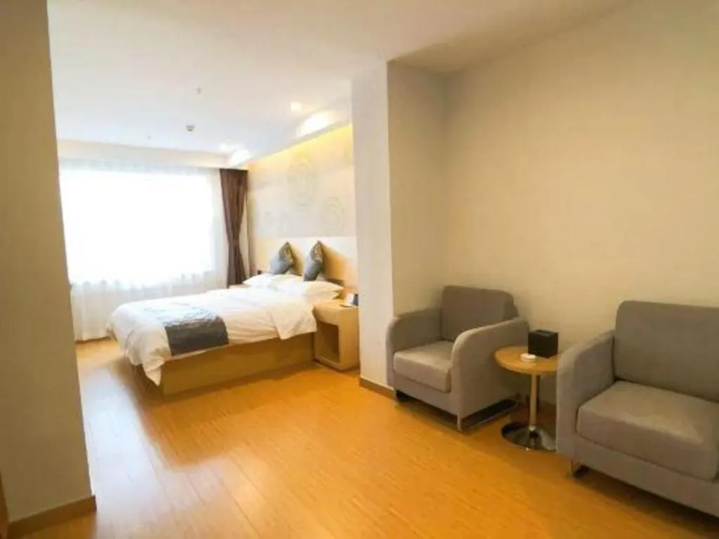 Bed in GreenTree Inn Chengde Shuangyu District Shuangtashan