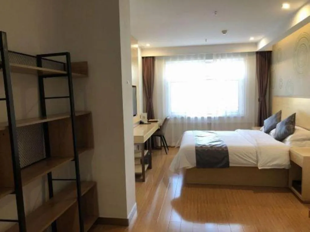 Bed in GreenTree Inn Chengde Shuangyu District Shuangtashan