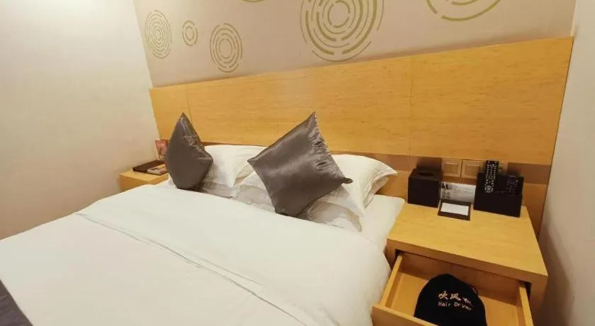 Bed in GreenTree Inn Chengde Shuangyu District Shuangtashan