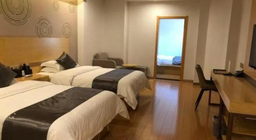 Bed in GreenTree Inn Chengde Shuangyu District Shuangtashan