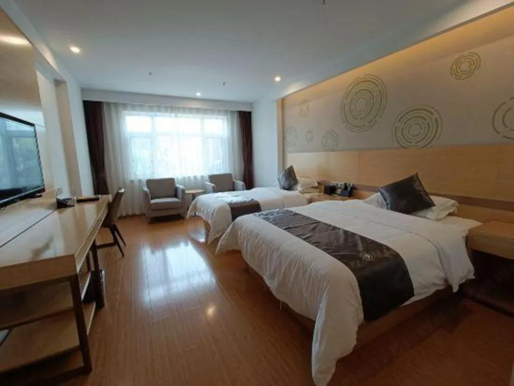 Bed in GreenTree Inn Chengde Shuangyu District Shuangtashan