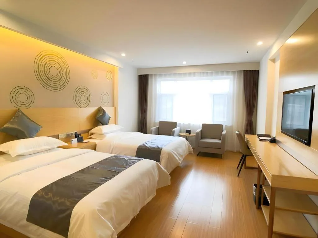 Bed in GreenTree Inn Chengde Shuangyu District Shuangtashan