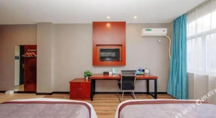 Bed in GreenTree Alliance Ningbo South Train Station Shunde Road Hotel