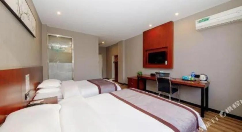 Bed in GreenTree Alliance Ningbo South Train Station Shunde Road Hotel