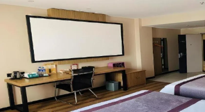 Bed in GreenTree Alliance Ningbo South Train Station Shunde Road Hotel