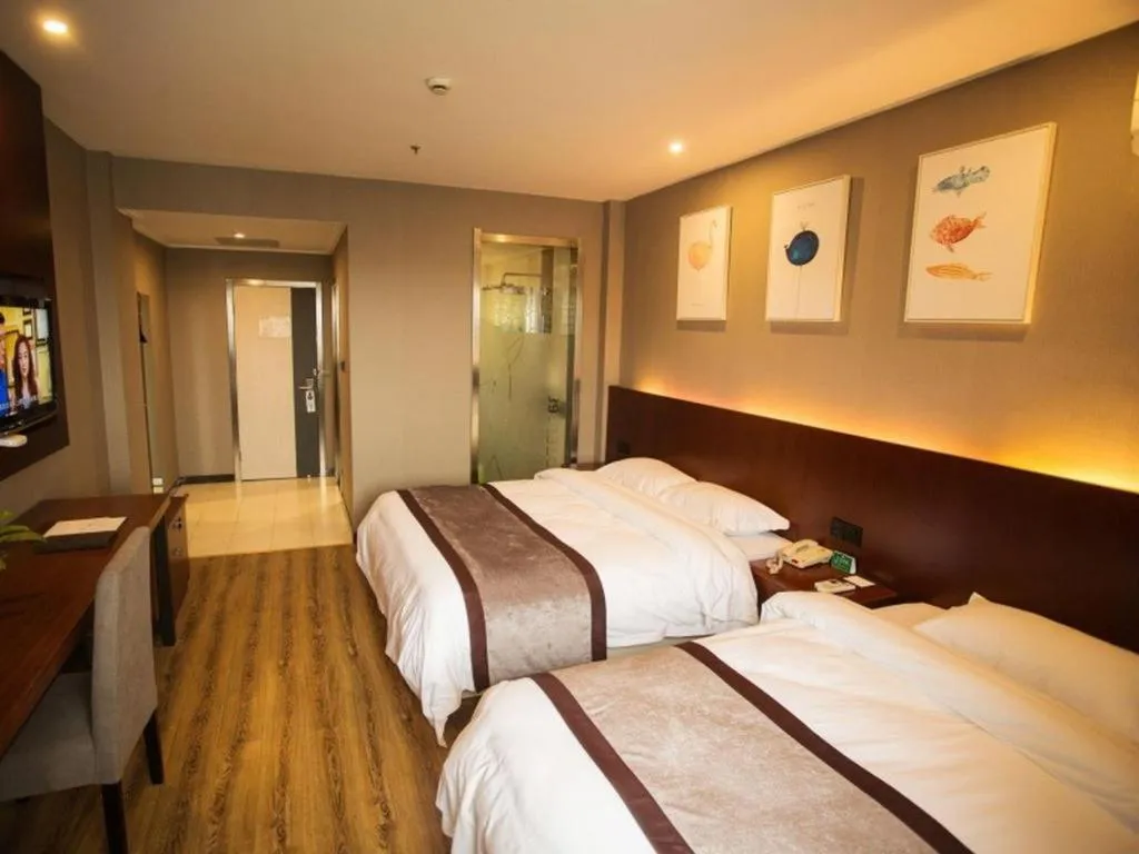 Bed in GreenTree Alliance Ningbo South Train Station Shunde Road Hotel