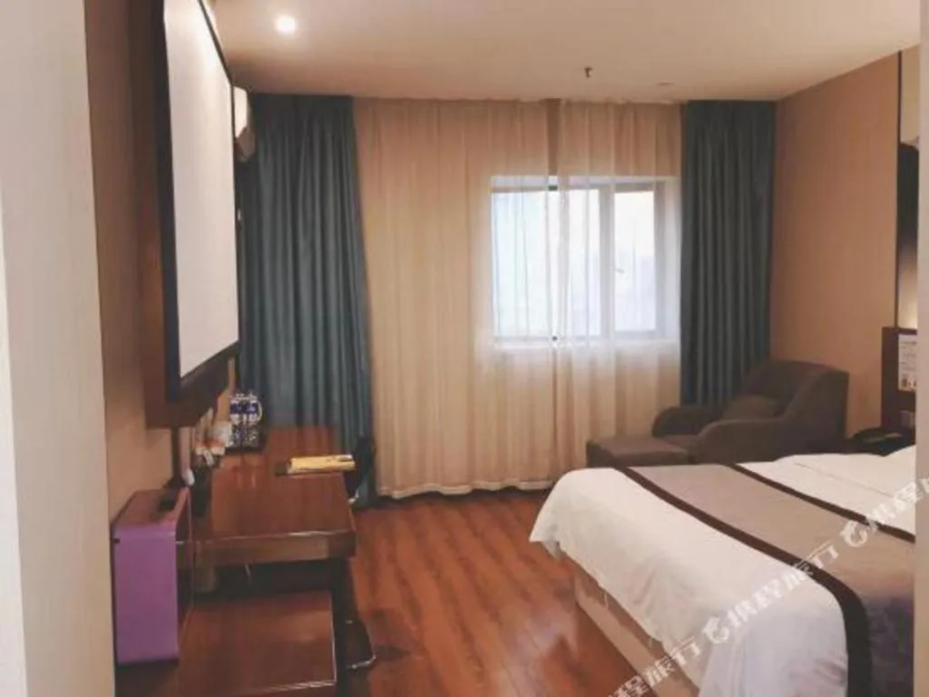 Bed in GreenTree Alliance Ningbo South Train Station Shunde Road Hotel