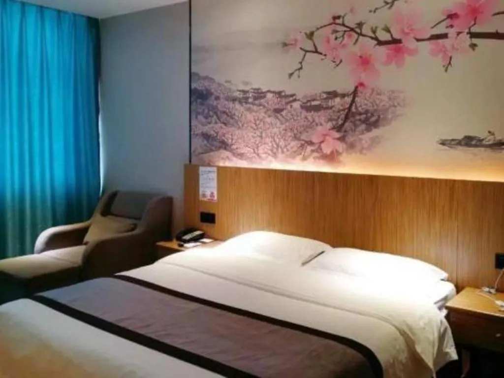 Bed in GreenTree Alliance Ningbo South Train Station Shunde Road Hotel