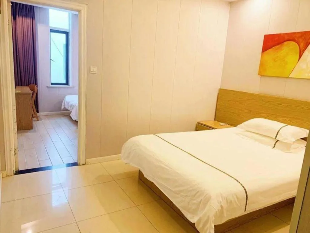 Bed in Shell Shanghai Yangpu District Shuangyang Road Hotel