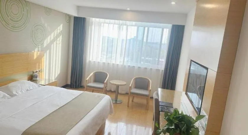 Bed in GreenTree Inn Hefei Changfeng County Gangji Town Jingang Avenue Express Hotel