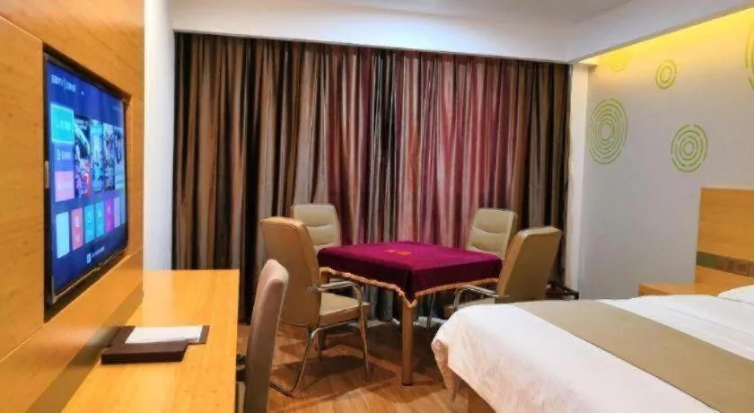 Bed in GreenTree Inn Hefei Changfeng County Gangji Town Jingang Avenue Express Hotel