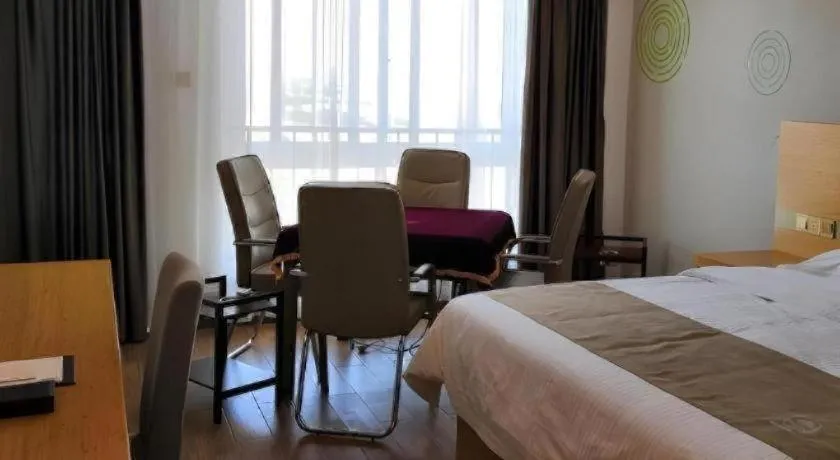 Bed in GreenTree Inn Hefei Changfeng County Gangji Town Jingang Avenue Express Hotel