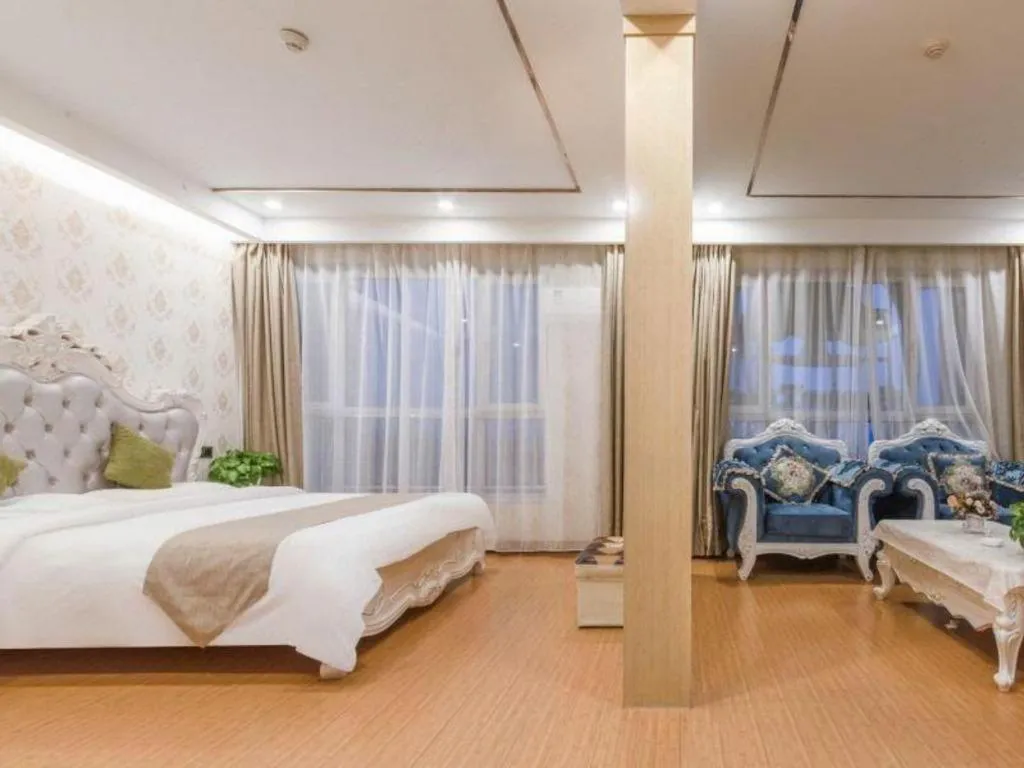 Bed in GreenTree Inn Weifang Kuiwen District Beiwang Jiale