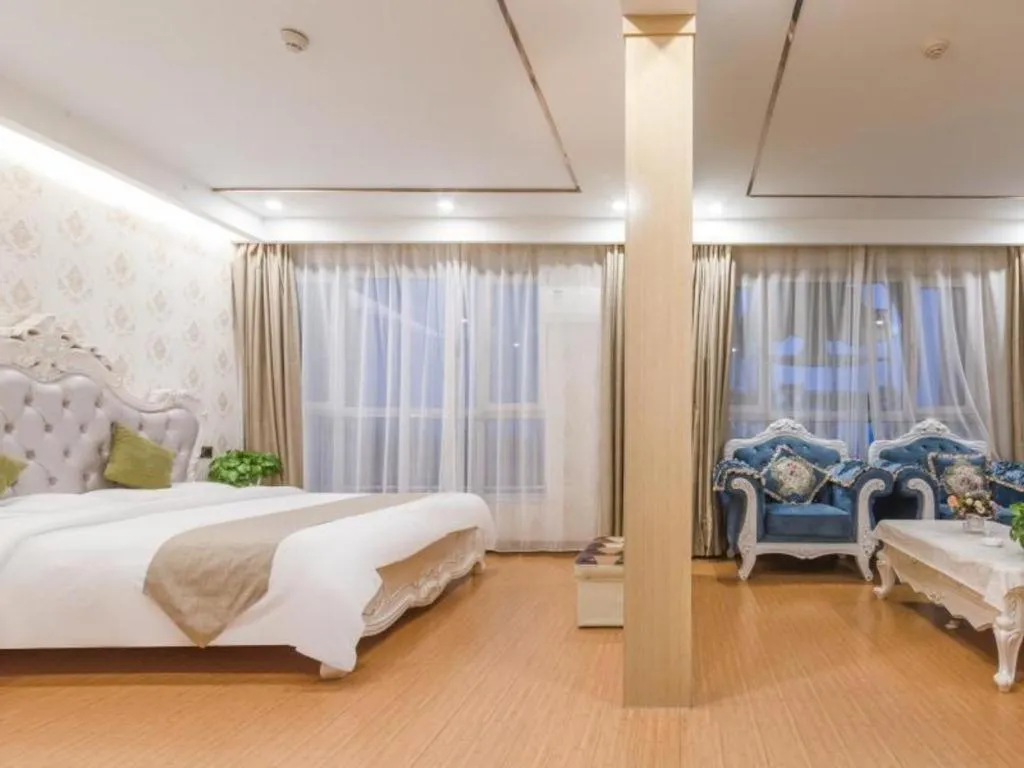 Bed in GreenTree Inn Weifang Kuiwen District Beiwang Jiale