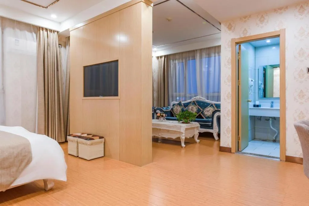 Bed in GreenTree Inn Weifang Kuiwen District Beiwang Jiale