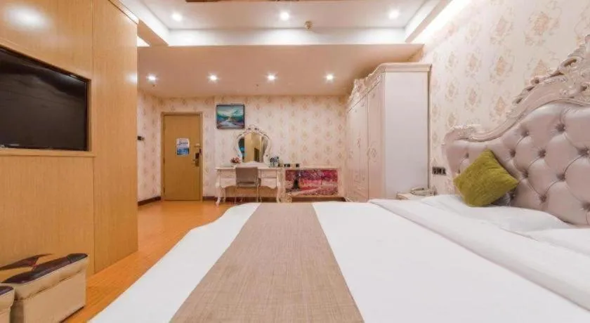 Bed in GreenTree Inn Weifang Kuiwen District Beiwang Jiale