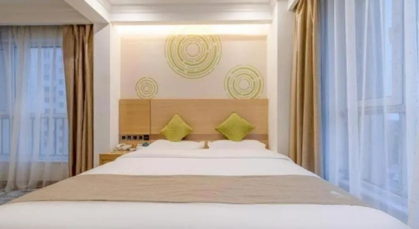Bed in GreenTree Inn Weifang Kuiwen District Beiwang Jiale