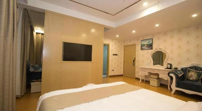 Bed in GreenTree Inn Weifang Kuiwen District Beiwang Jiale