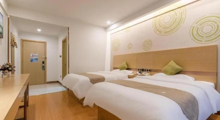 Bed in GreenTree Inn Weifang Kuiwen District Beiwang Jiale