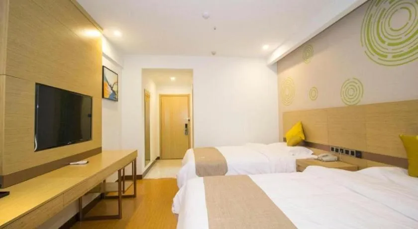 Bed in GreenTree Inn Weifang Kuiwen District Beiwang Jiale