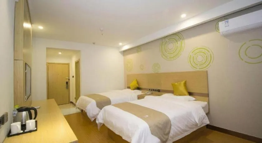 Bed in GreenTree Inn Weifang Kuiwen District Beiwang Jiale