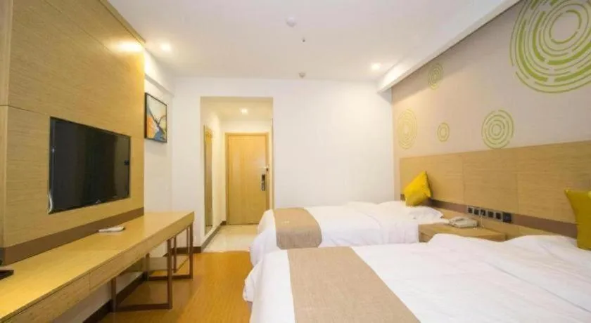 Bed in GreenTree Inn Weifang Kuiwen District Beiwang Jiale