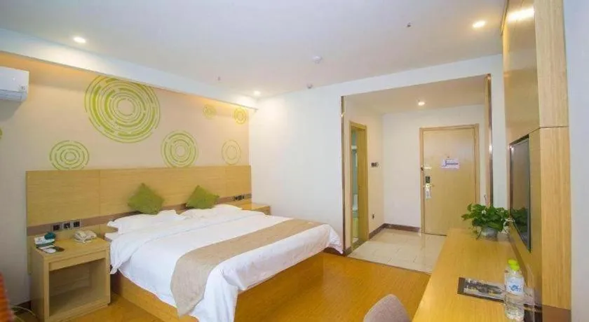 Bed in GreenTree Inn Weifang Kuiwen District Beiwang Jiale