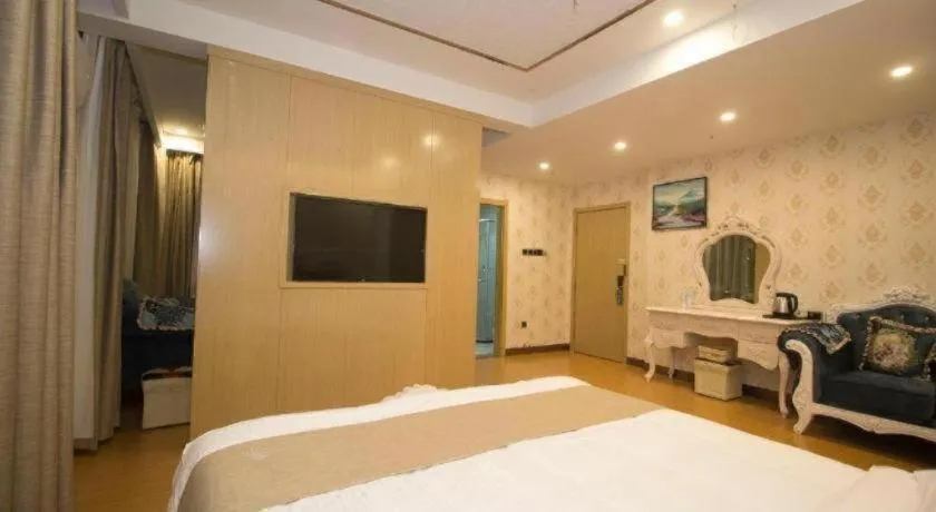 Bed in GreenTree Inn Weifang Kuiwen District Beiwang Jiale