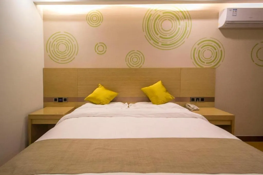 Bed in GreenTree Inn Weifang Kuiwen District Beiwang Jiale