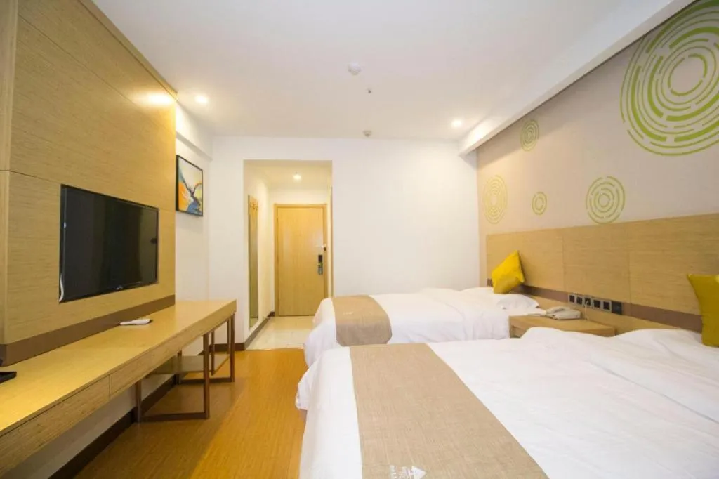 Bed in GreenTree Inn Weifang Kuiwen District Beiwang Jiale