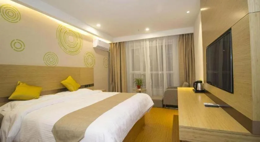 Bed in GreenTree Inn Weifang Kuiwen District Beiwang Jiale