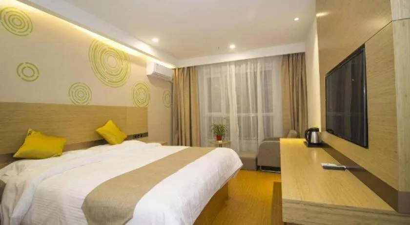 Bed in GreenTree Inn Weifang Kuiwen District Beiwang Jiale