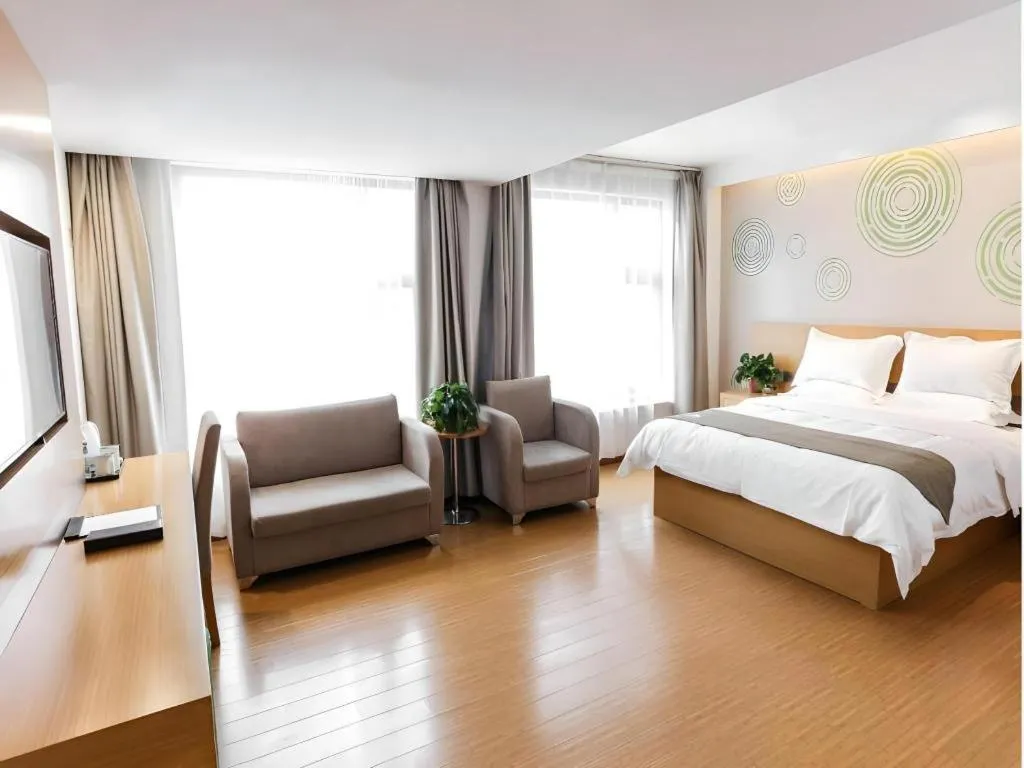 Bed in GreenTree Inn Shangqiu Ningling County Bus Station