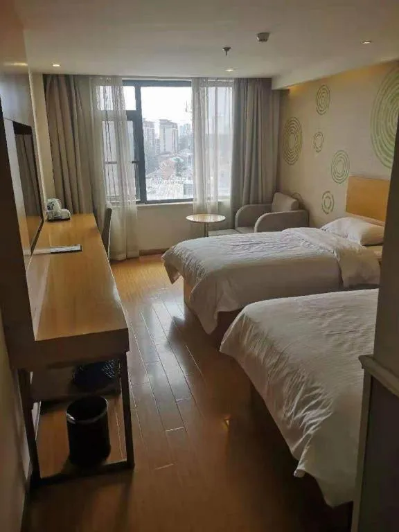 Bed in GreenTree Inn Shangqiu Ningling County Bus Station