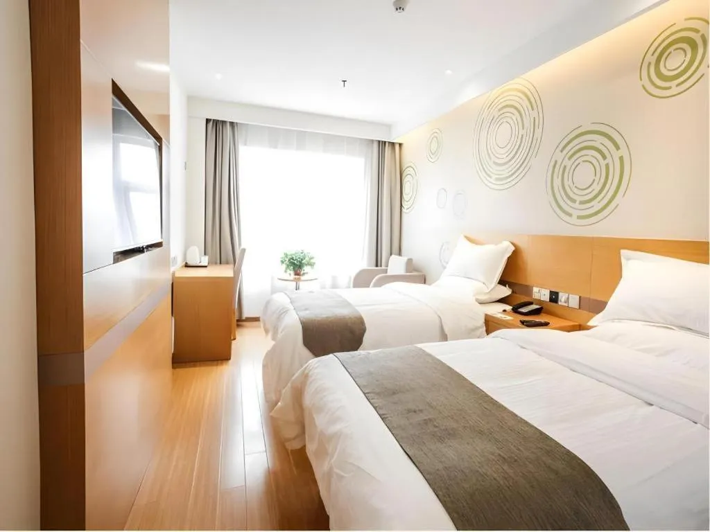 Bed in GreenTree Inn Shangqiu Ningling County Bus Station