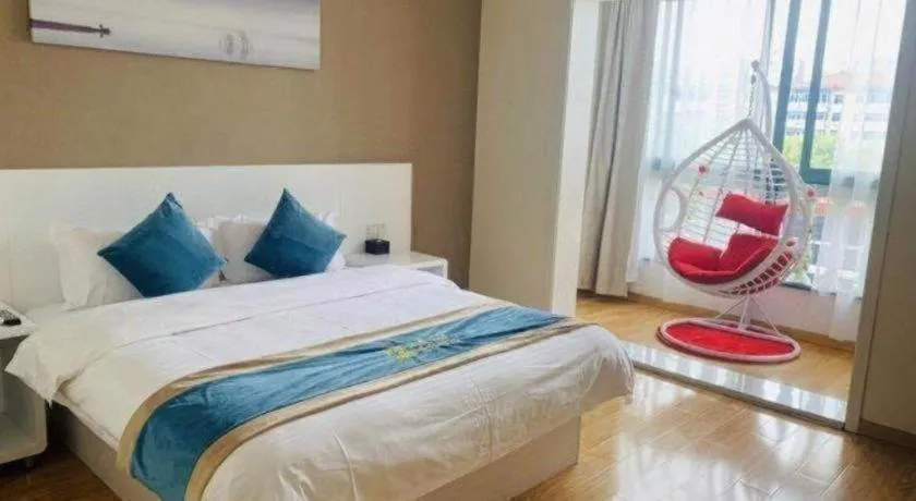 Bed in Shell Shanghai Songjiang District Xinqiao Town Xinqiao Hotel