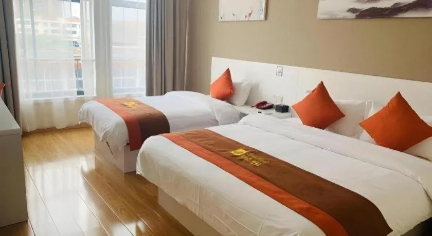 Bed in Shell Shanghai Songjiang District Xinqiao Town Xinqiao Hotel