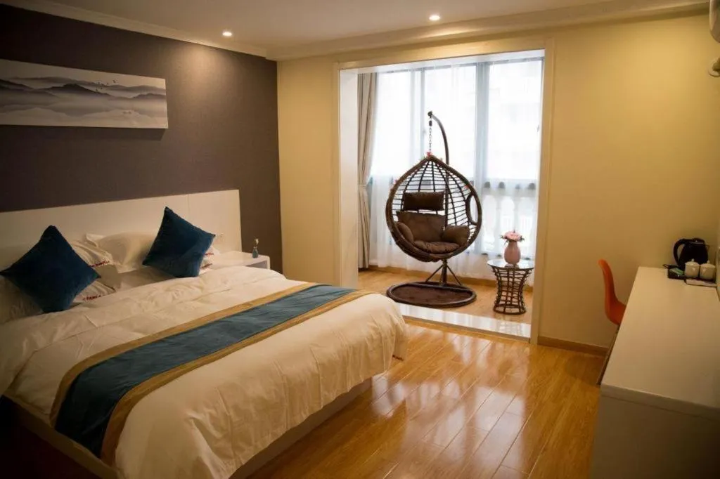 Bed in Shell Shanghai Songjiang District Xinqiao Town Xinqiao Hotel