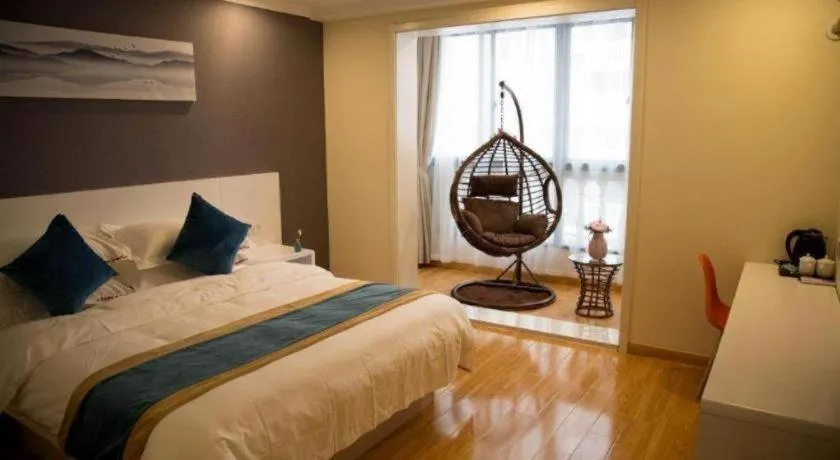 Bed in Shell Shanghai Songjiang District Xinqiao Town Xinqiao Hotel