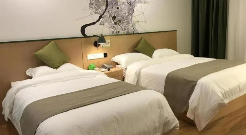 Bed in Vatica Hefei Feidong County Yuzhou Central Square Hotel